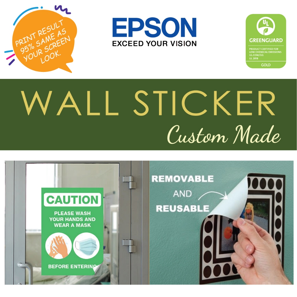 Wall Stickers (Large Size & Water resistant) | Shopee Malaysia