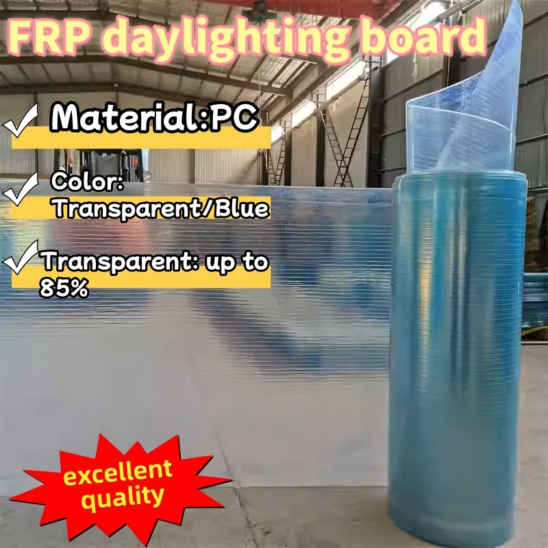 FRP Flat Transparent Roof Atap Transparent FRP Greenhouse Awning Sheet ...