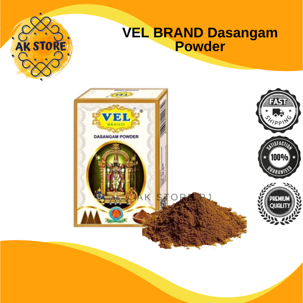 VEL BRAND Dasangam Powder (INCENSE POWDER) 50GM/100GM | Shopee Malaysia