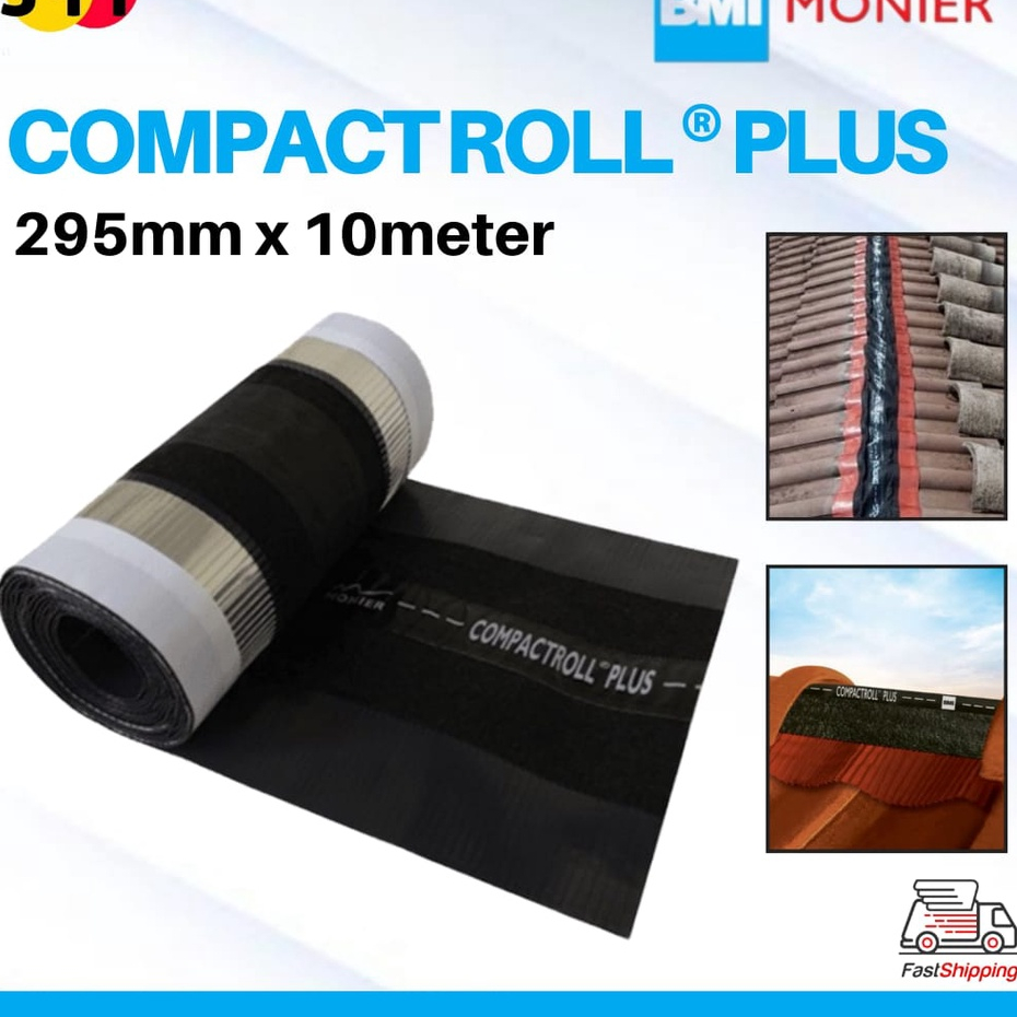 BMI MONIER CompactRoll Plus Compact Roll Ridge And Hips Leak-Proof ...