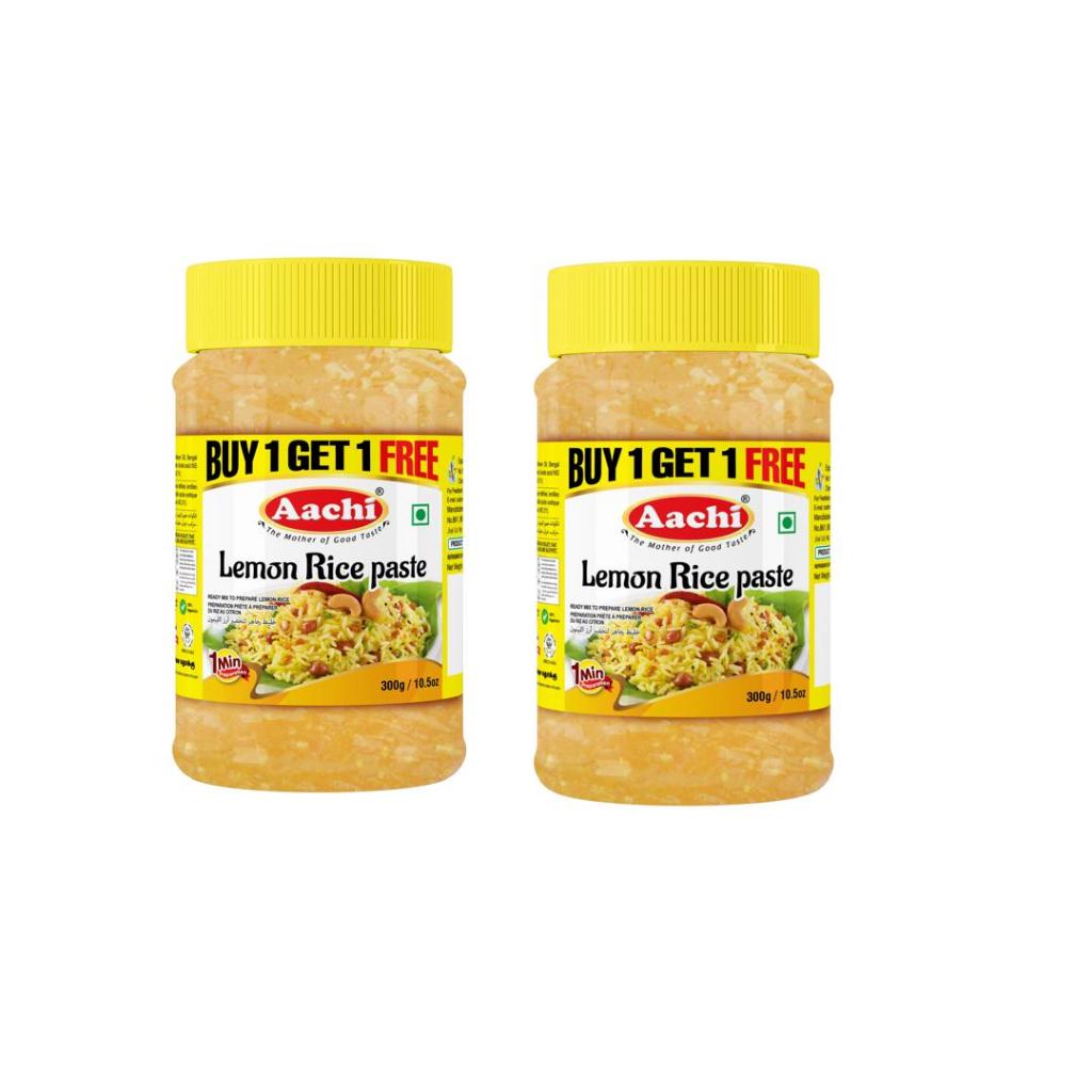 AACHI BUY 1 GET 1 FREE LEMON RICE PASTE 300G | Shopee Malaysia
