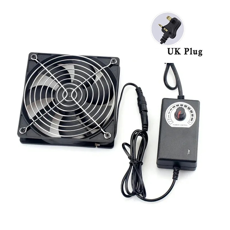 120mm 3000RPM Fan Cooling with Controller 12cm 12V 220V Btc Machine ...