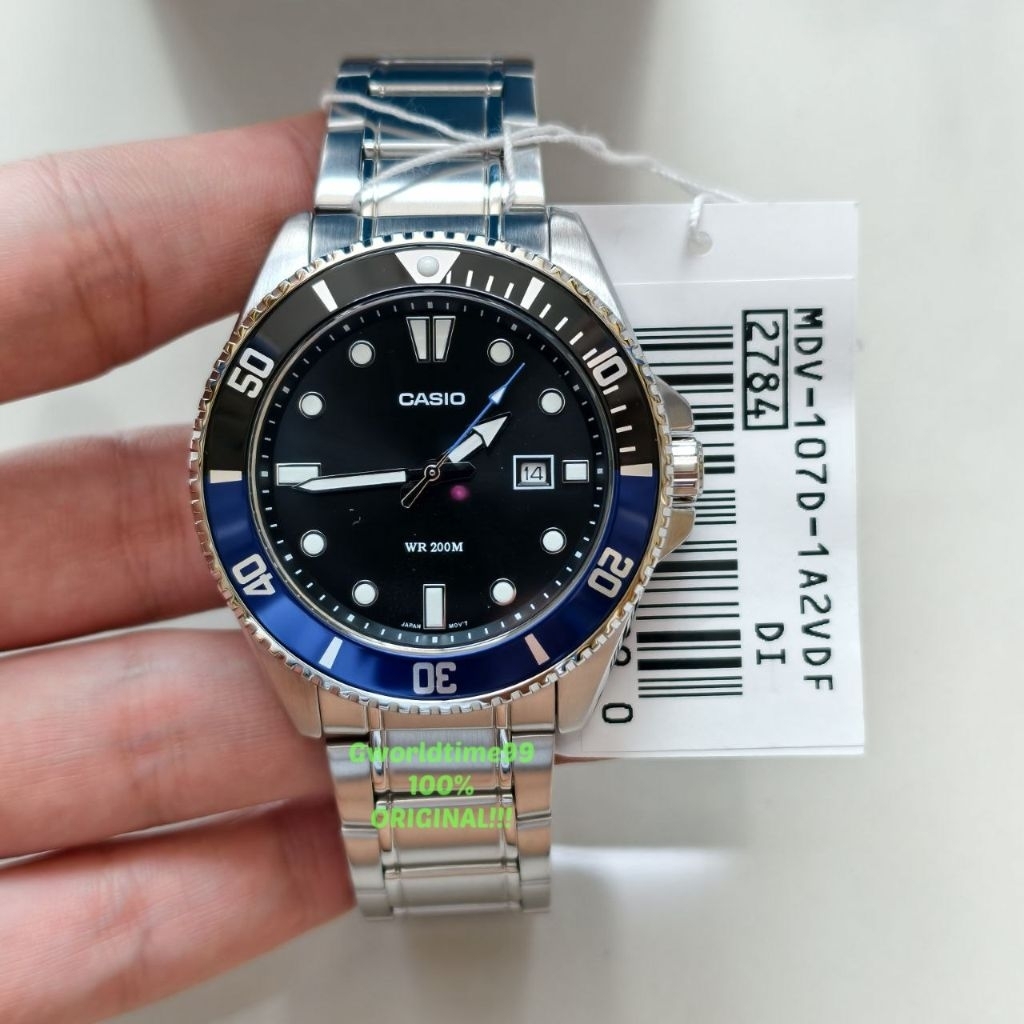 CASIO DURO ORIGINAL MDV-107D-1A2/MDV-107D-1A2VDF/MDV-107D/MDV107D ...