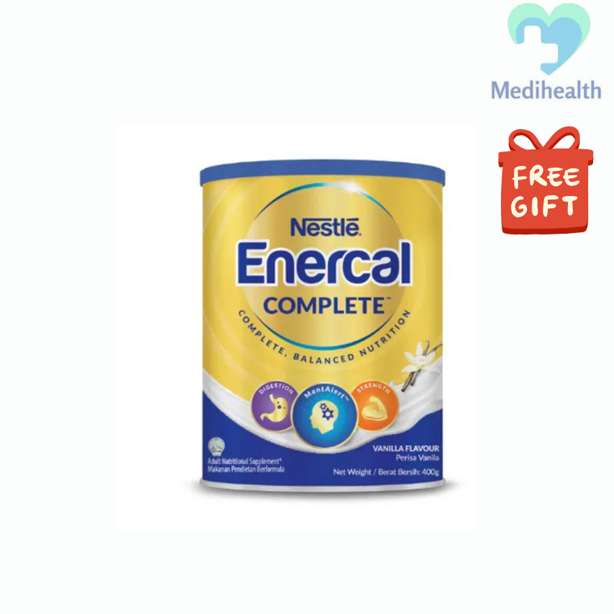 Enercal Complete Vanilla Flavour (400G) WITH FREE GIFT | Shopee Malaysia