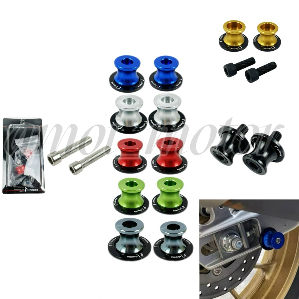 6MM 8MM 10MM SWING ARM SPOOLS M6 M8 M10 PADDOCK STAND SWING ARM BOBBIN ...