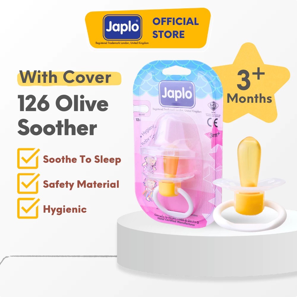 JAPLO BABY SOOTHER LATEX PACIFIER WITH COVER | Shopee Malaysia