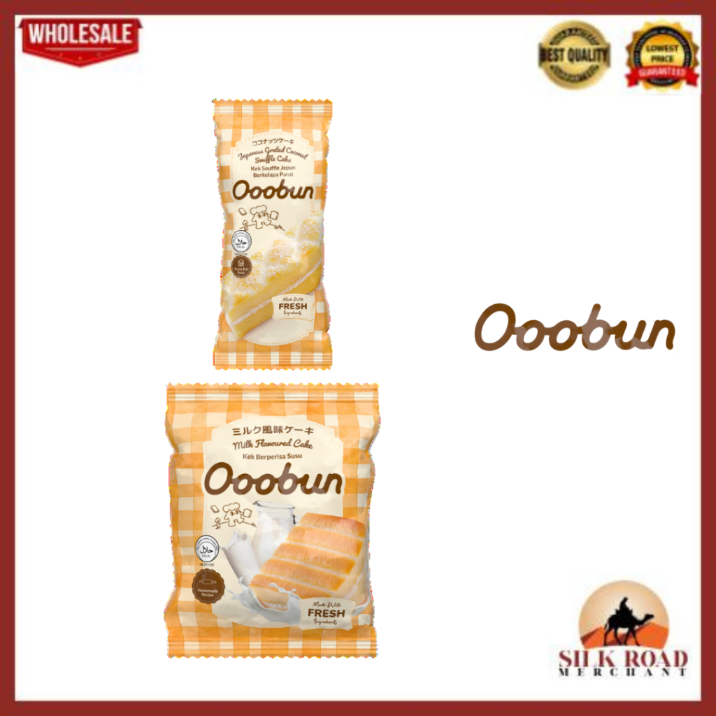 OOOBUN CAKE- MILK FLAVOURED- 60 GM AND JAPANESE GRATED COC0NUT SOUFFLE ...