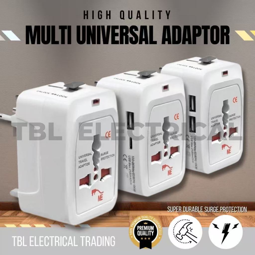Multi Universal International Worldwide Adaptor Plug Socket Converter ...