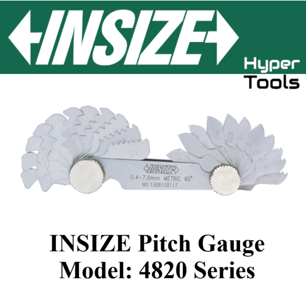 INSIZE Pitch Gage / Gauge (Metric 60° & Whitworth 55° Screw / Unified ...