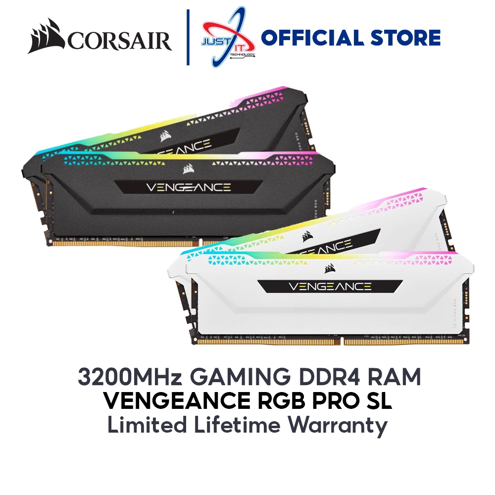 CORSAIR VENGEANCE RGB PRO SL DDR4 LONGDIMM / PC RAM ( 8GB*2 ) ( 3200MHZ ...