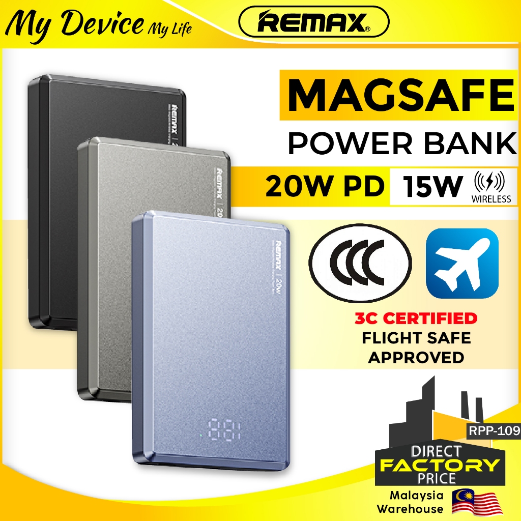 REMAX RPP-109 Vocard Pro Series MetalDesign 20W Fast Charging 15W ...