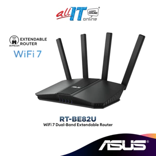 ASUS RT-BE82U Extendable BE6500 Dual Band Wifi 7 Router Commercial-Grade Network Security Router