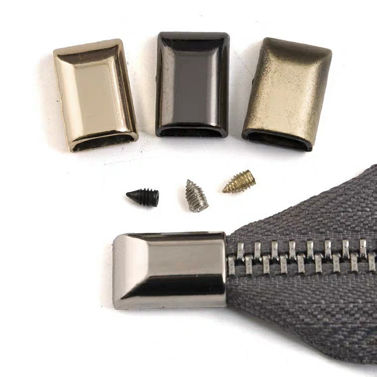 Metal Zipper Stopper Zipper with Screw方形拉链尾 | Shopee Malaysia
