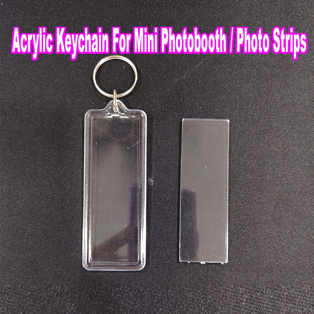 DIY Rectangle 3.3 * 8.3cm Clear Blank Insert Photo Picture Acrylic ...