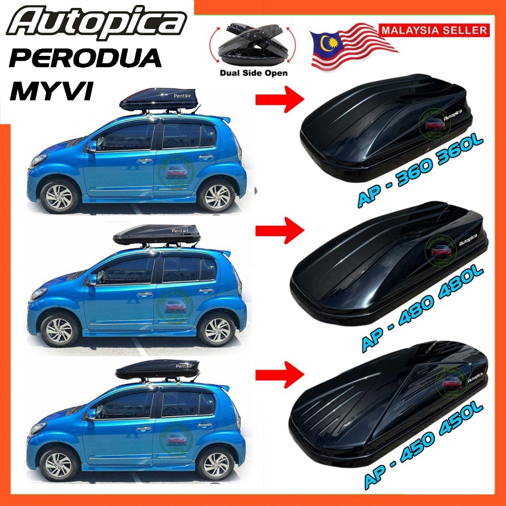 PERODUA MYVI RAHMAH AUTOPICA ROOFBOX (AP-360 AP-450 AP-480) WITH ...
