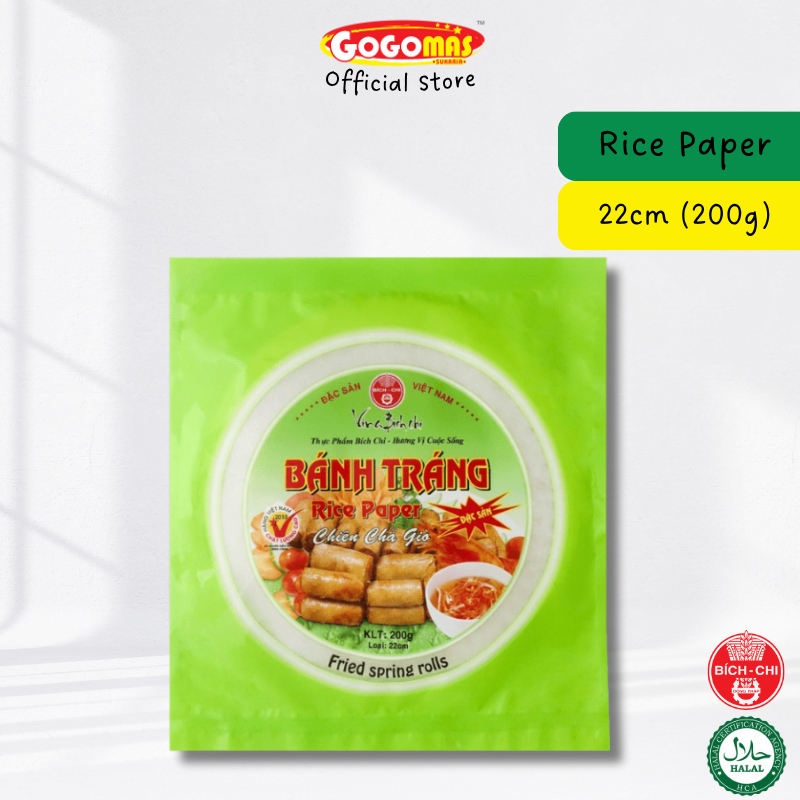 [Halal] Vietnam Rice Paper Popia | Kulit Spring Roll 200g | Shopee Malaysia
