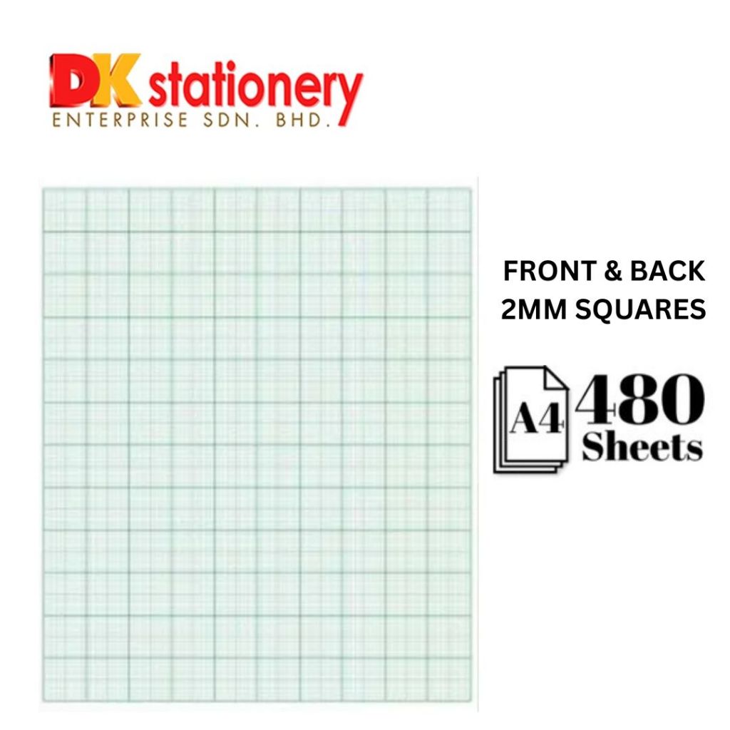 A4 Graph Paper 480 sheets / 100 sheets | Shopee Malaysia