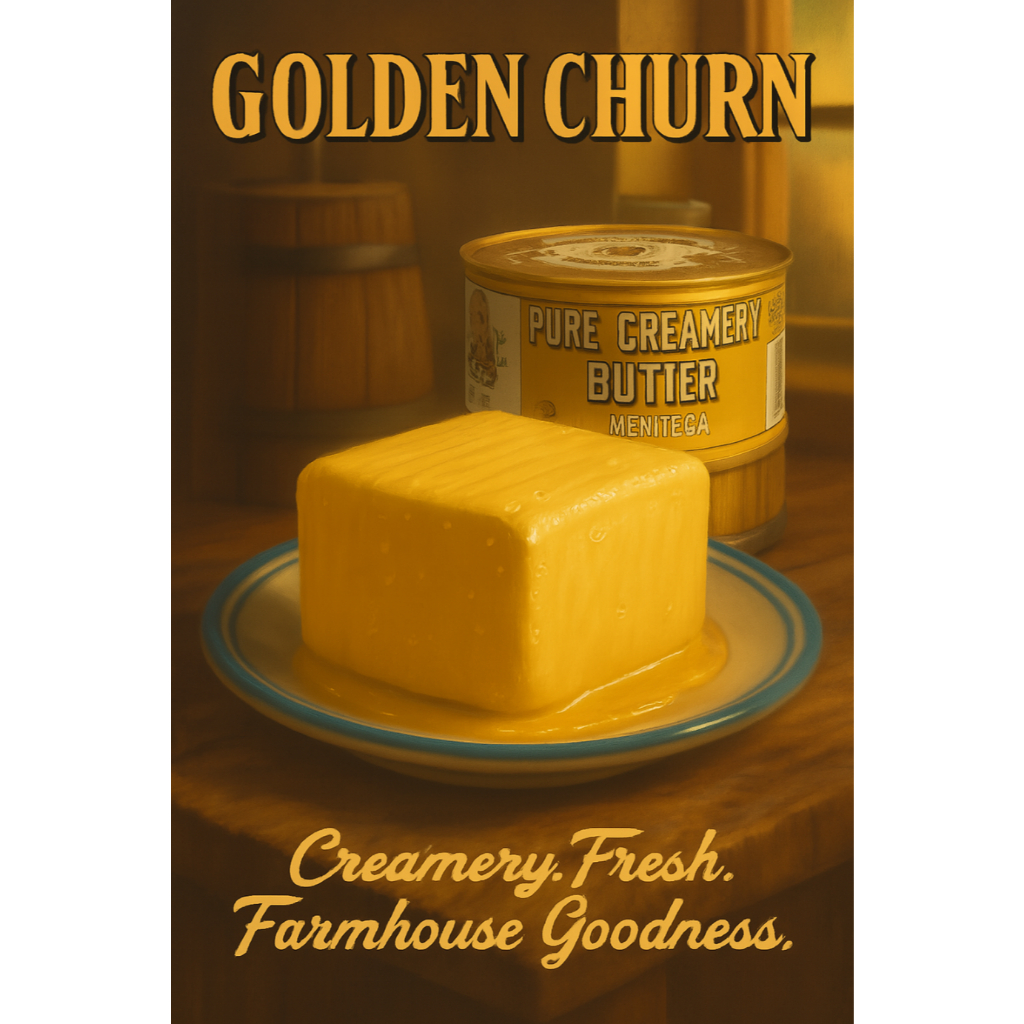 Golden Churn Butter 340g - Halal Certified, Rich & Creamy Taste