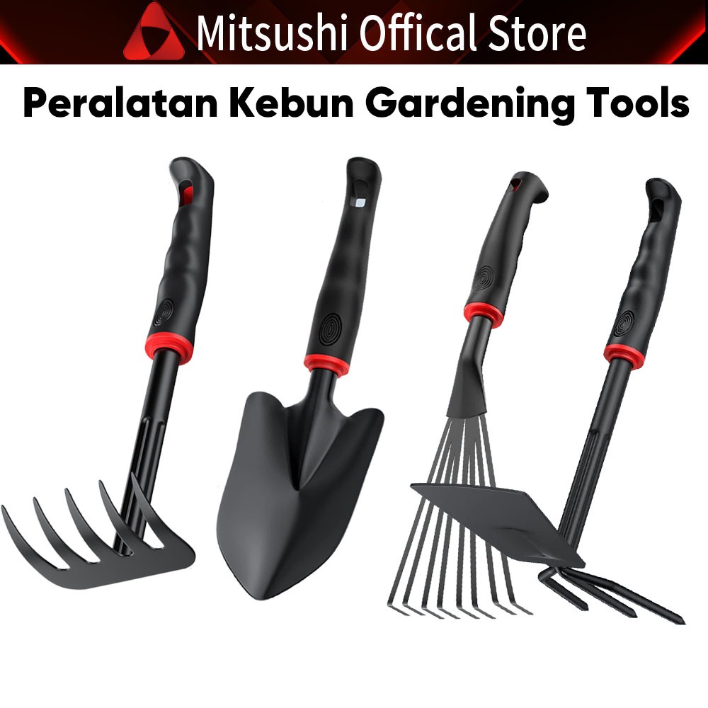 Mitsushi Weeding Grasping Raking Rake Tool Rumput Cangkul Farm Loosen ...