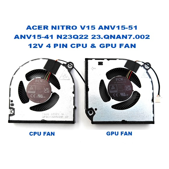 ACER NITRO V15 ANV15-51 ANV15-41 N23Q22 23.QNAN7.002 12V 4 PIN CPU ...