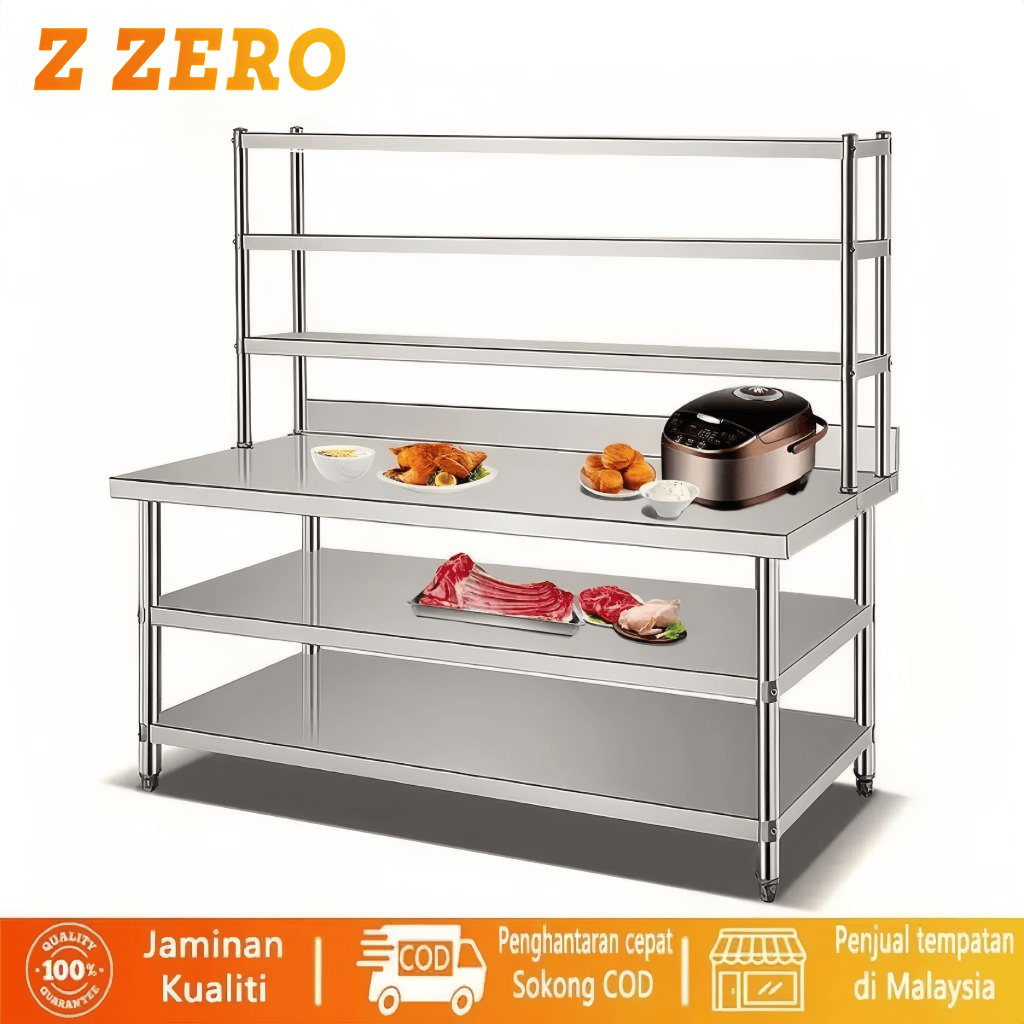 Z ZERO 304 Stainless steel 3 layers Table Rack set Storage 2 layers ...