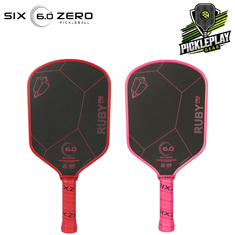 Six Zero Ruby Pro Pickleball Paddle - Red / Rubine (14mm) | Shopee