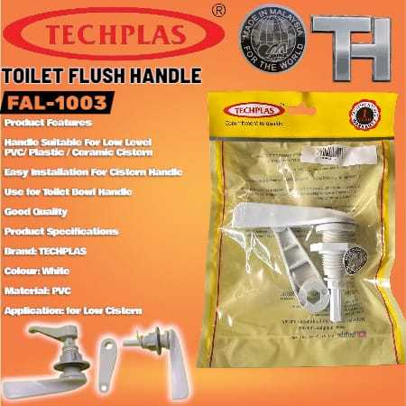 TECHPLAS High Quality Toilet FLUSH Handle | Shopee Malaysia