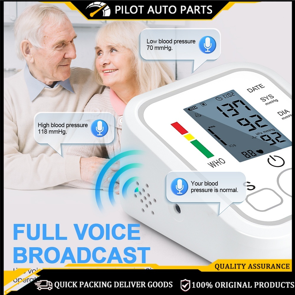 Blood Pressure Monitor Automatic Digital LCD Monitor Arm Blood Pressure ...