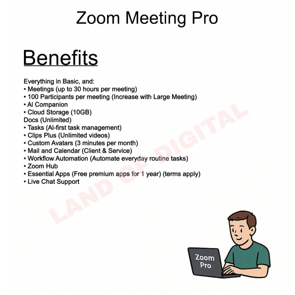Zoom Meeting Sticker Unlimited & 50GB Storage | Shopee Malaysia