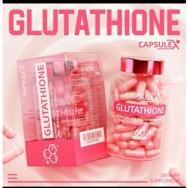 Capsule-X Glutathione Sunblok Skin Whitening | Shopee Malaysia