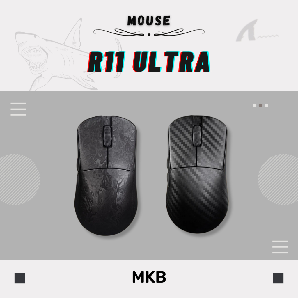Attack Shark R11 Ultra Carbon Fiber Ultra Lightweight 8kHz Polling Rate ...