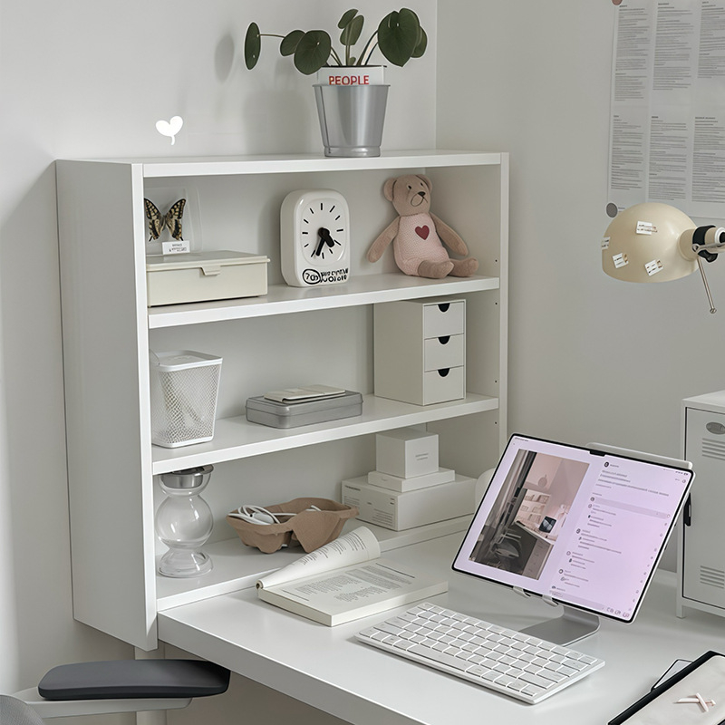 Desktop Storage Rack Vertical Multi-layer Desktop Organizer Integrated ...