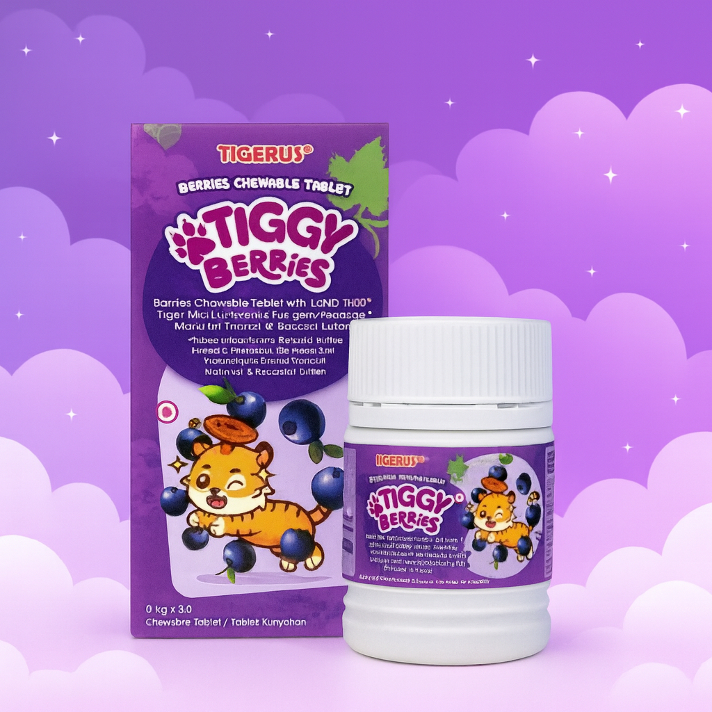 Tigerus TIGGY Berries Chewable Tablets | Kids Immunity & Respiratory ...