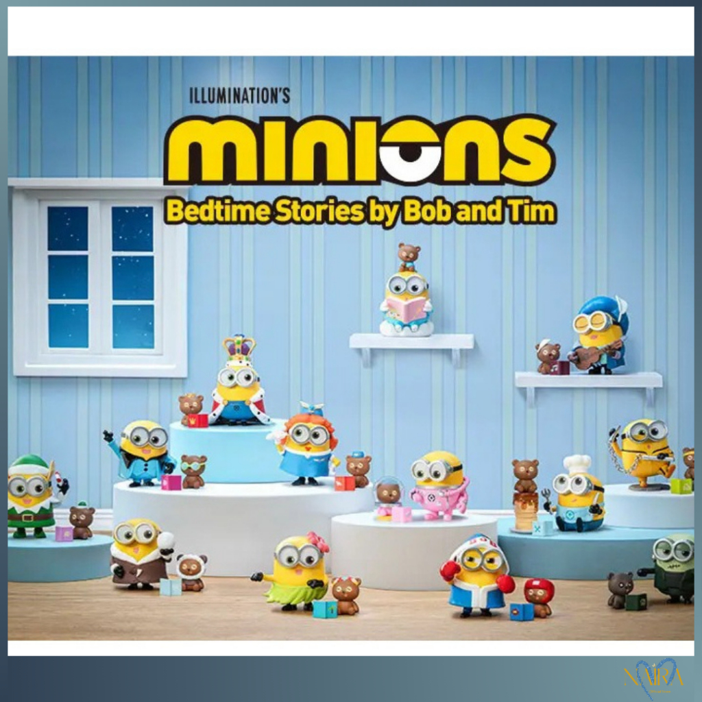 Minions Bedtime Stories by Bob and Tim Series Figures | 100% Authentic ...