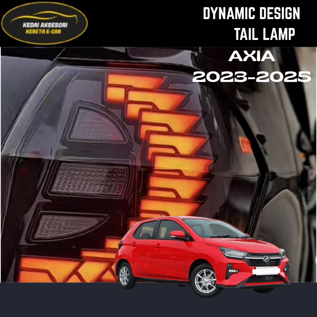 Perodua Axia 2023-2025 Dynamic Led Tail Lamp Taillamp Taillight Light ...