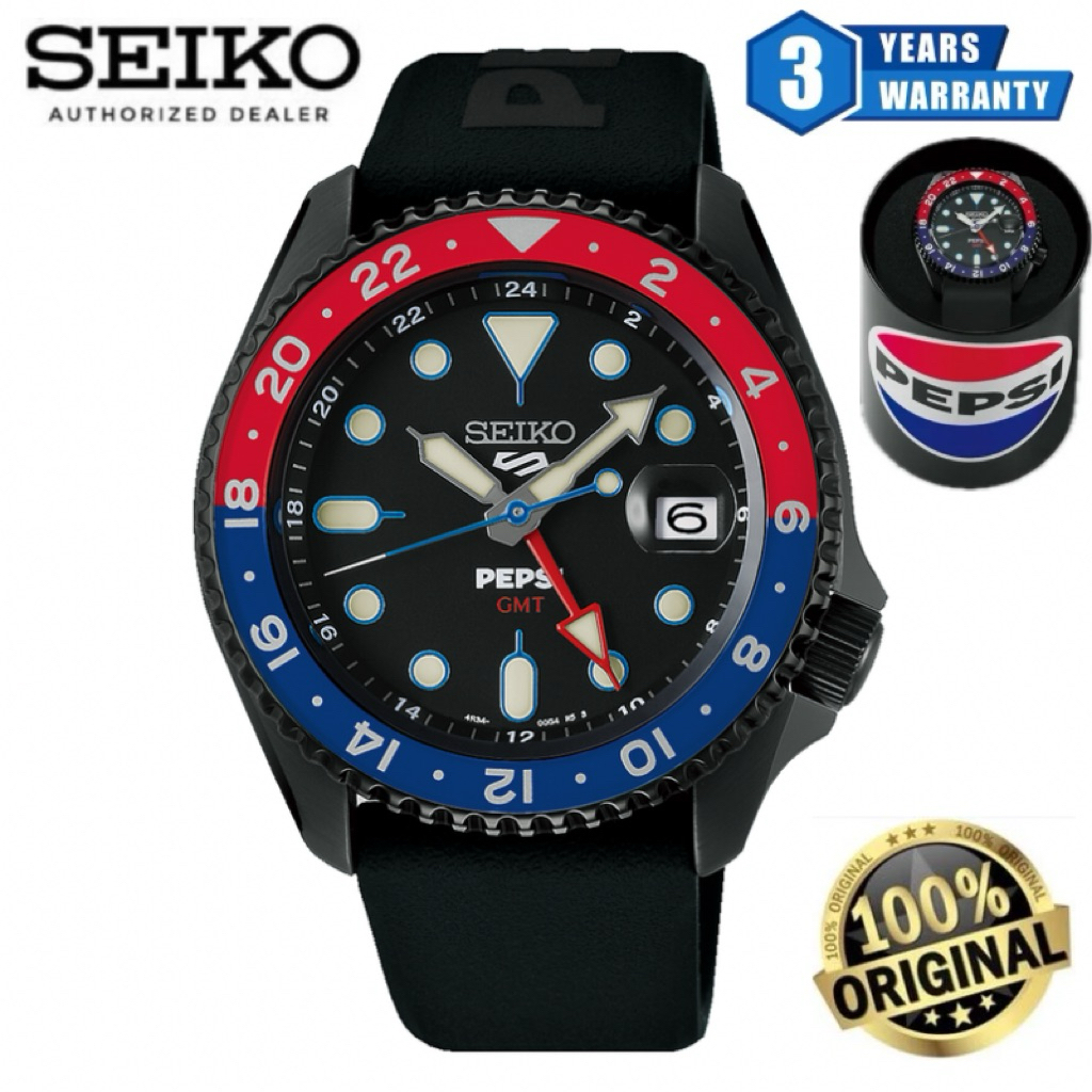 (Official Warranty) Seiko 5 SKX Series Sports x Pepsi Limited Edition ...