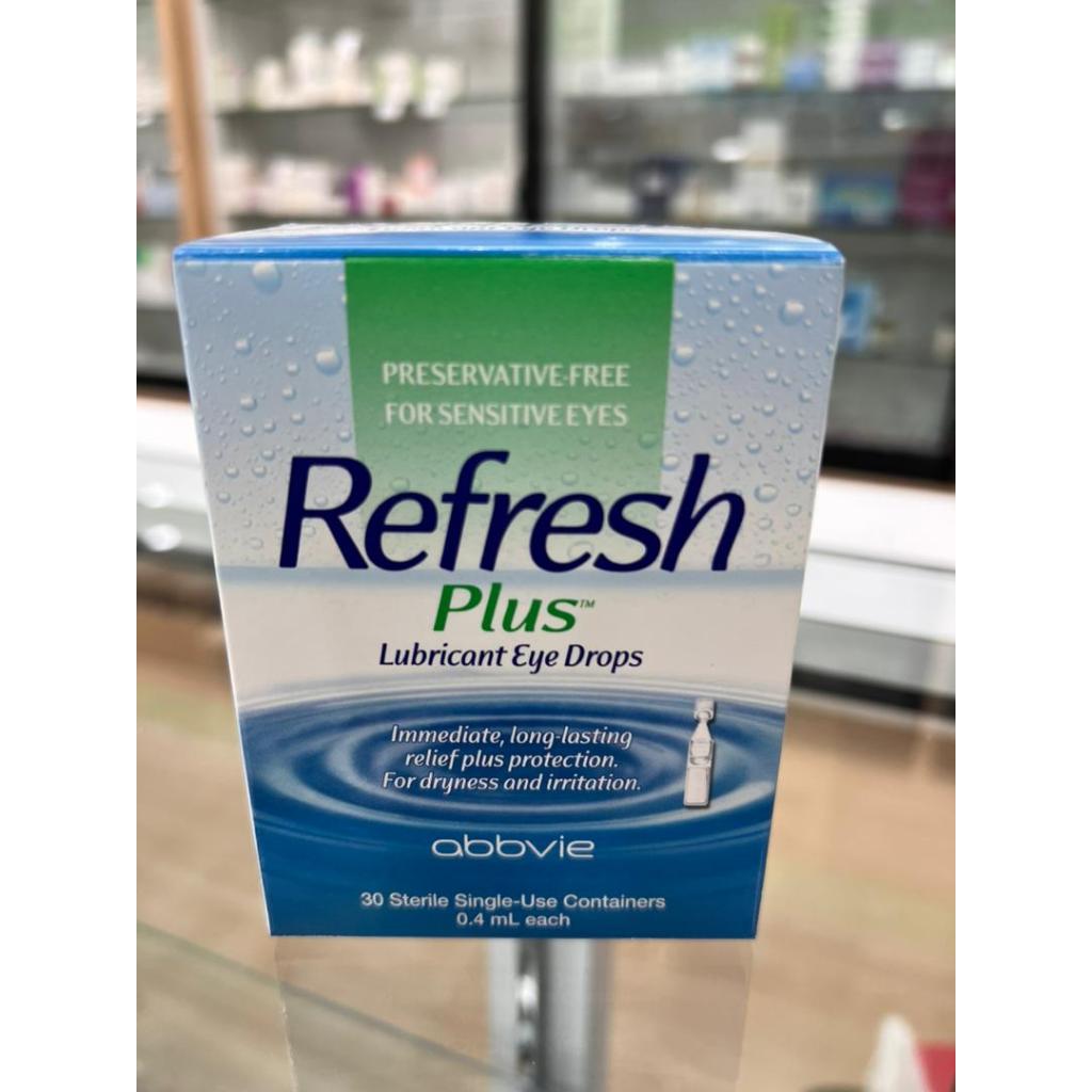 Refresh Plus Eye drop 0.4ml x 30vials (dry and tired eyes) 01/2027 ...