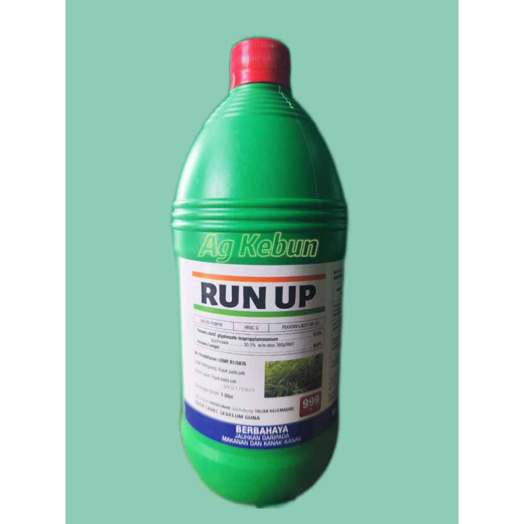 1L RUN UP Glyphosate 41% Weed Killer (Racun Rumput Lalang/Racun Rumput ...