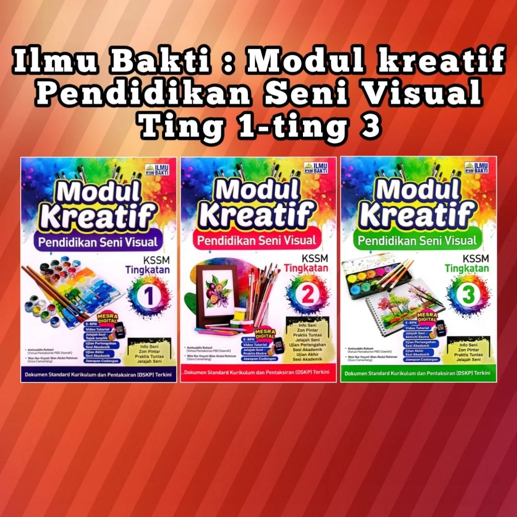 Pib 2026 : modul kreatif pendidikan seni visual tingkatan 123 | Shopee ...