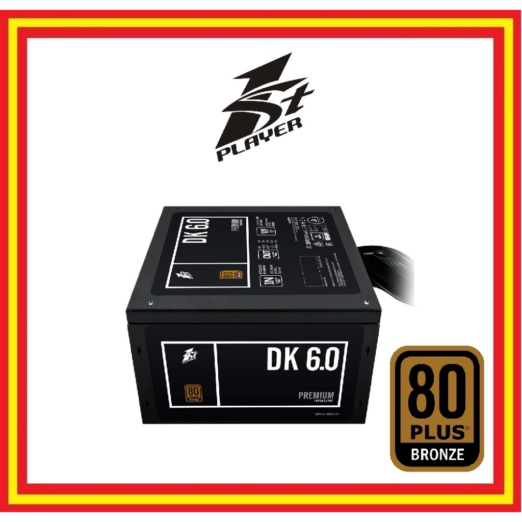 1ST PLAYER DK 6.0 600W 80 Plus Bronze Non Modular Power Supply Unit PSU ...