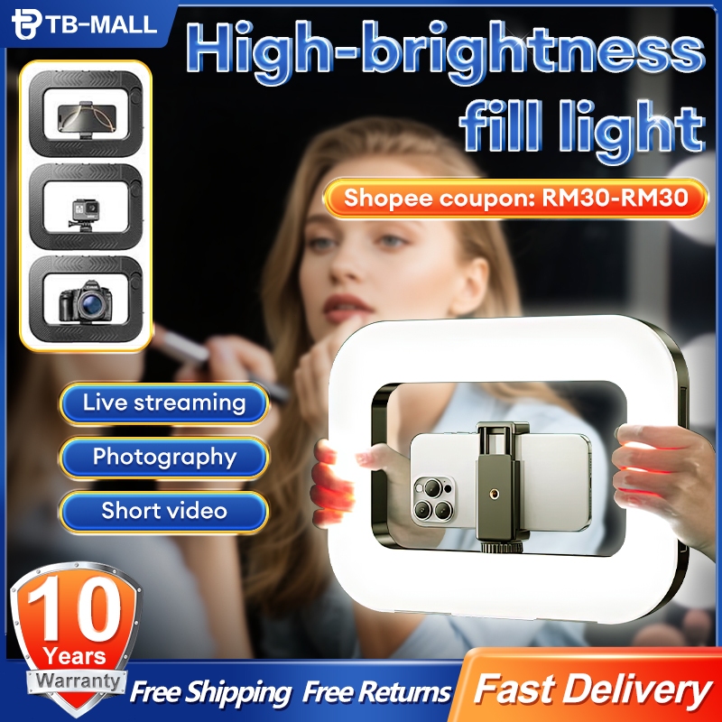 Portable Handheld Ring Fill Light for Phone Photography Rechargeable ...
