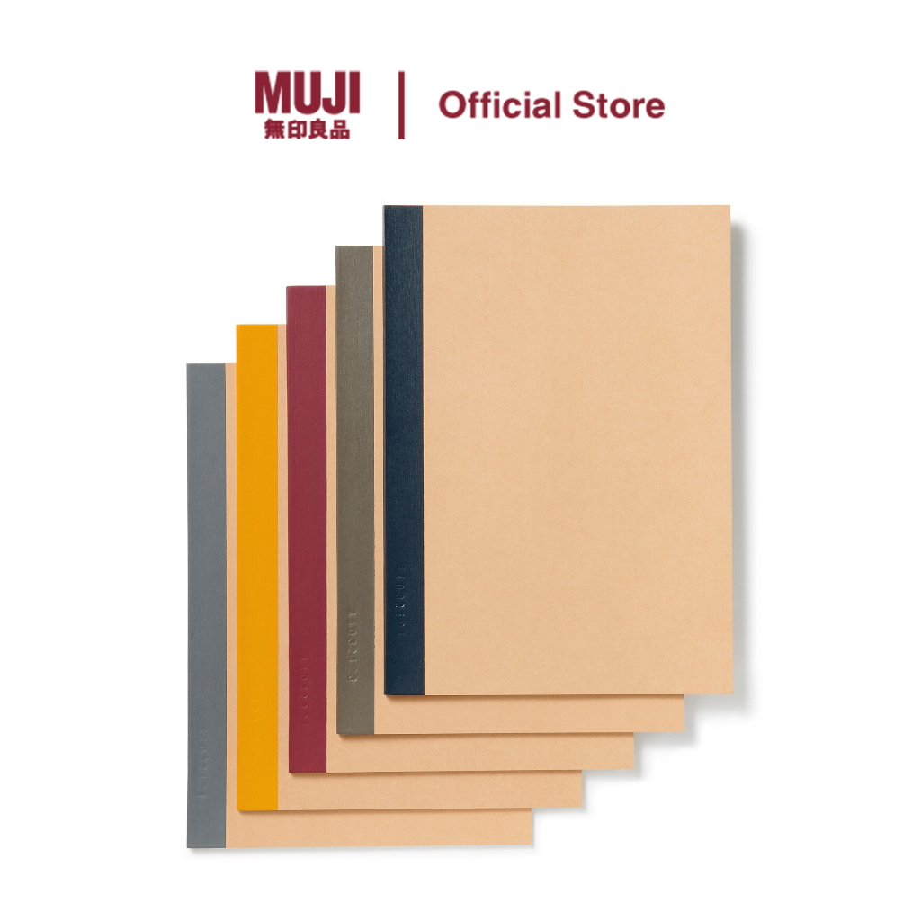 MUJI Planted Tree Paper Bleed Proof Notebook (Set of 5) | Shopee Malaysia