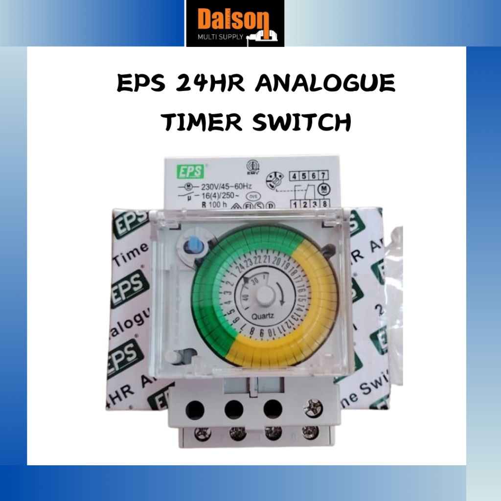 EPS 24HR ANALOGUE TIMER SWITCH | Shopee Malaysia
