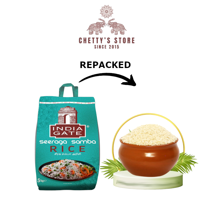 (IMPORTED) INDIA GATE SEERAGA SAMBA RICE / JEERAGA SAMBA ARISI ...