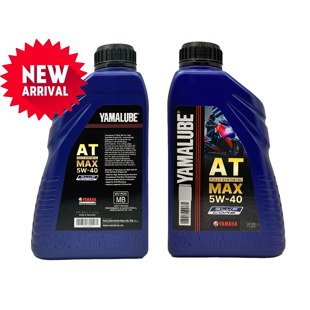 NEW!!!YAMALUBE SCOOTER ENGINE OIL AT MAX FULLY SYNTHETIC 5W-40