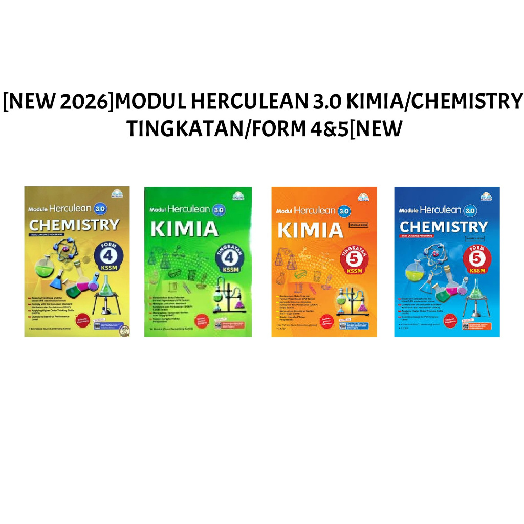[NEW 2026]MODUL HERCULEAN 3.0 KIMIA/CHEMISTRY TINGKATAN/FORM 4&5 ...