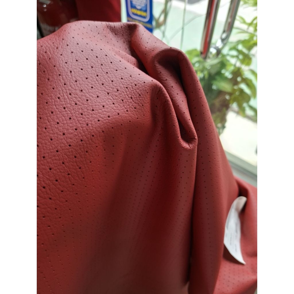 Pasubio Italy OEM Porsche Leather Russo Red Perforated Premium ...