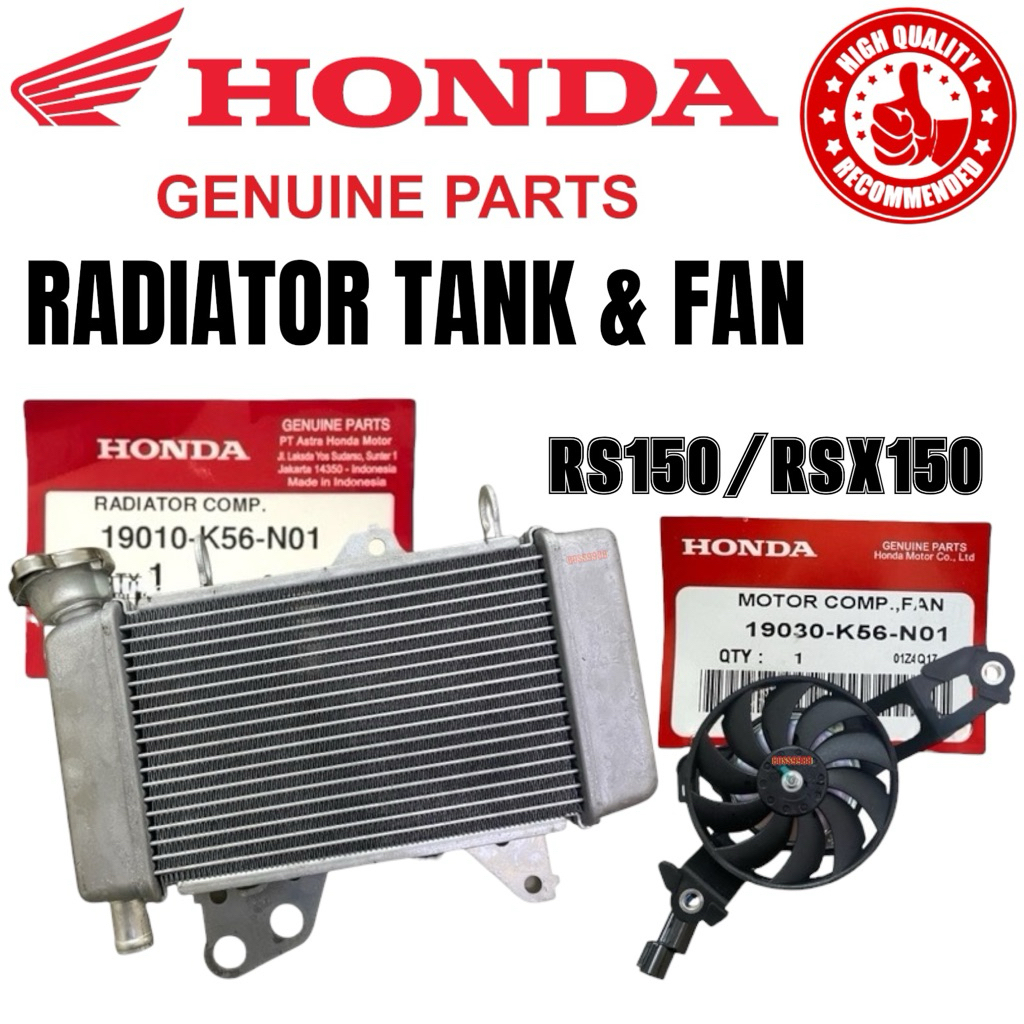 🔥RS150 RSX150 RADIATOR TANK RADIATOR FAN KIPAS RADIATOR TANGKI AIR ...