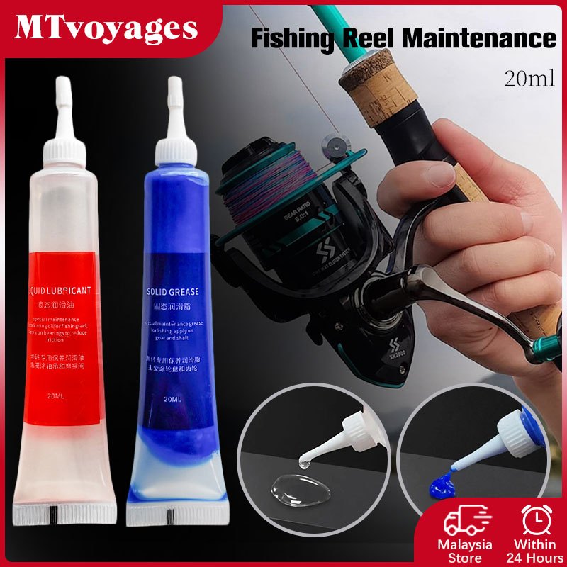 Fishing Reel Maintenance Oil Tool Kit Gear Lubrication Specialized Oil ...
