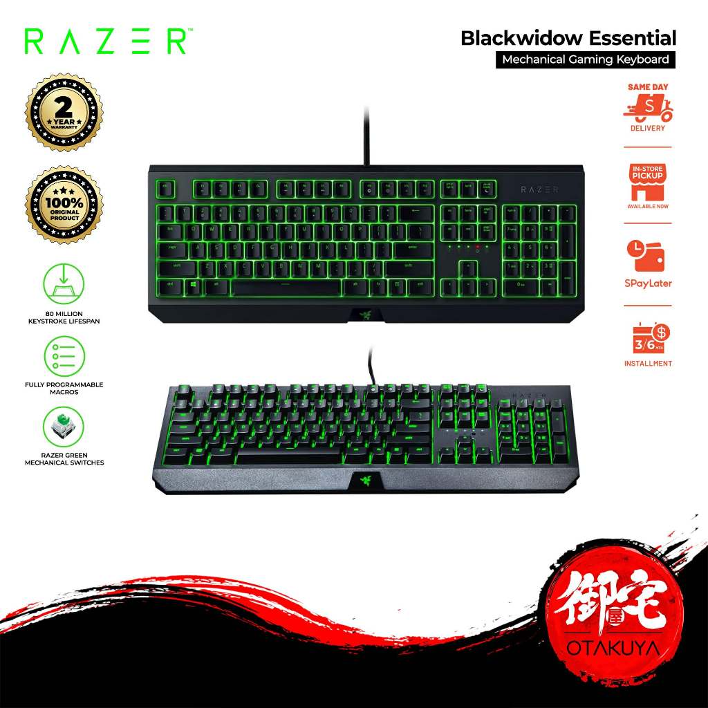 Razer BlackWidow Essential Mechanical Gaming Keyboard | Razer ...
